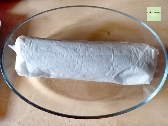 envelopper dans le papier sulfurisé