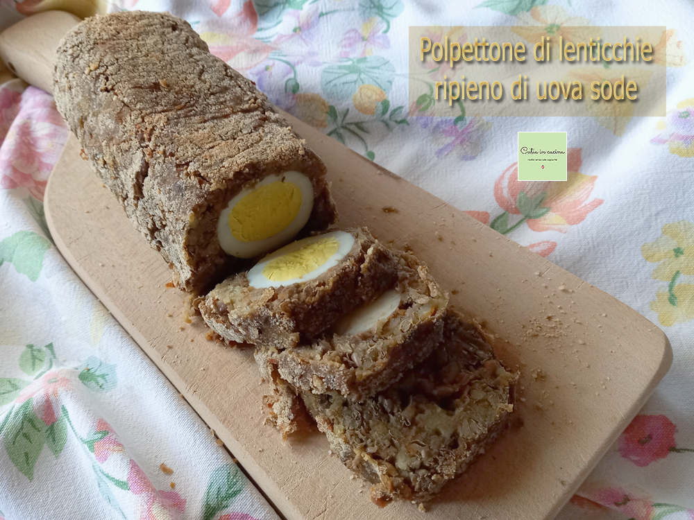 pain de lentilles farci aux œufs durs