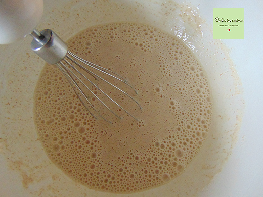 pâte à crêpes avec farine de blé complet et farine 0