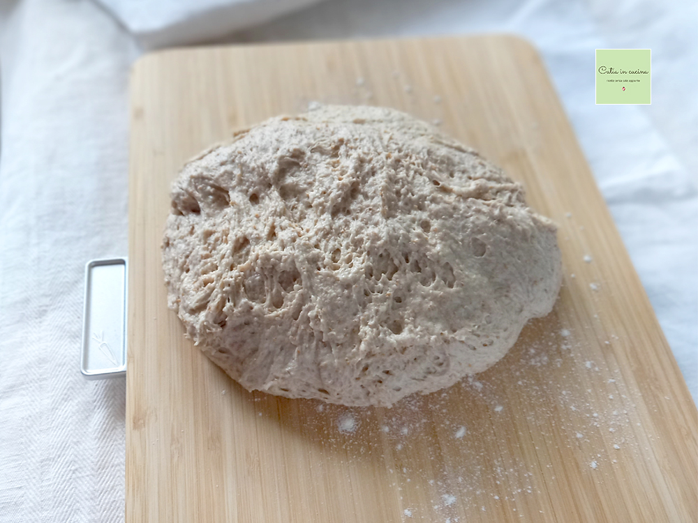 Pâte à la bière avec excédent de levain liquide