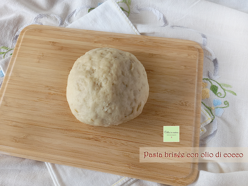pâte brisée à l'huile de coco