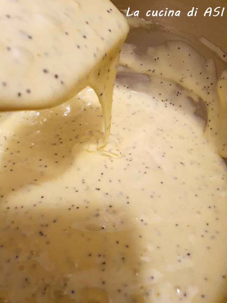 pâte cake limoncello et graines de pavot