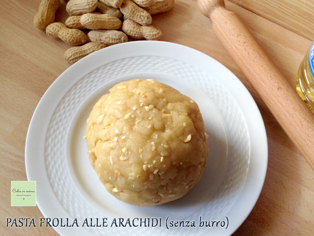 Pâte sablée aux arachides (sans beurre)