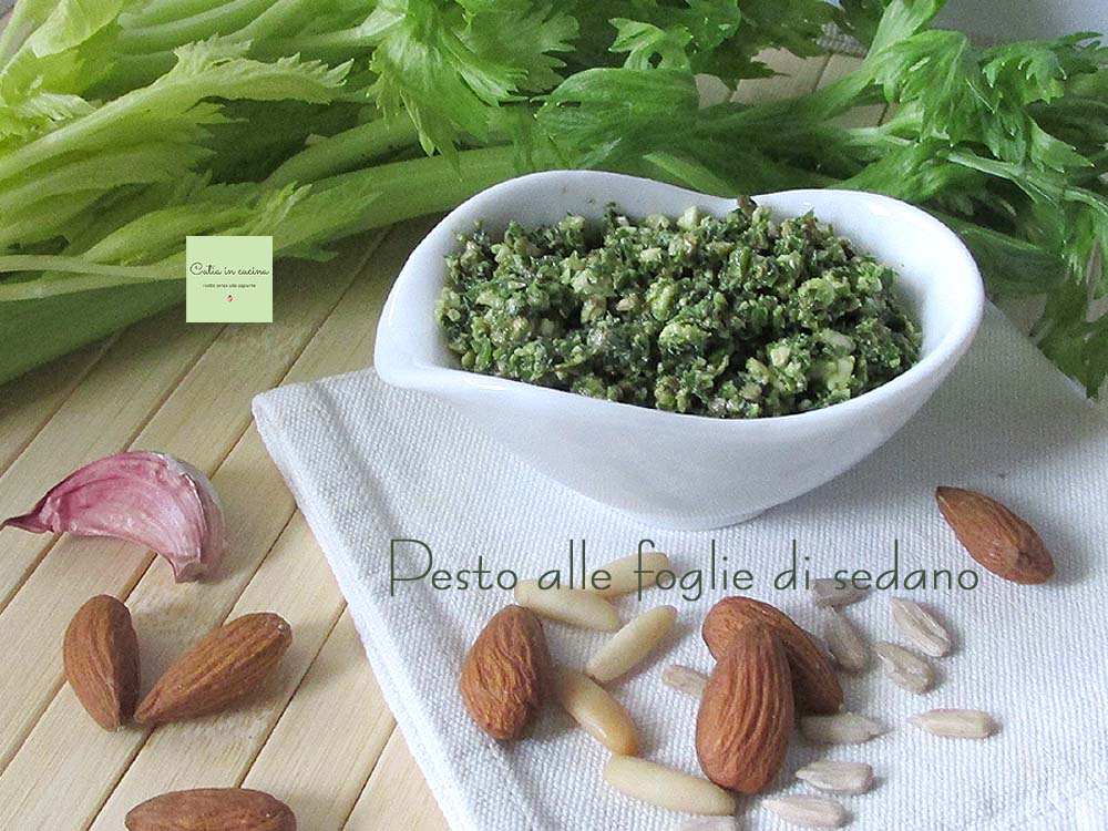 pesto aux feuilles de céleri