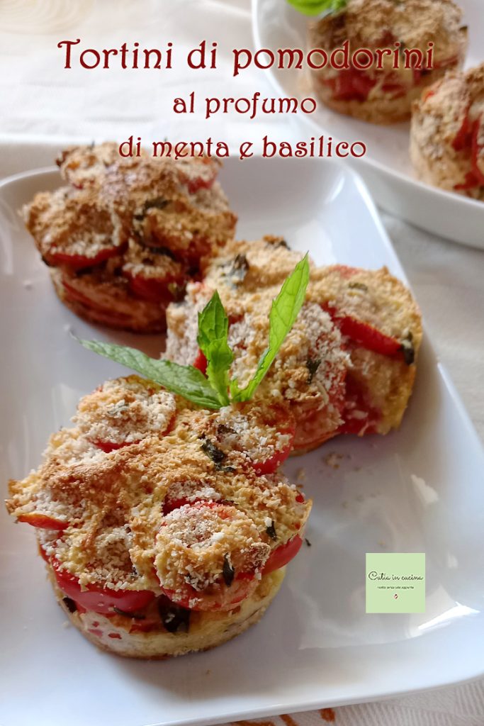 petits gâteaux aux tomates cerises