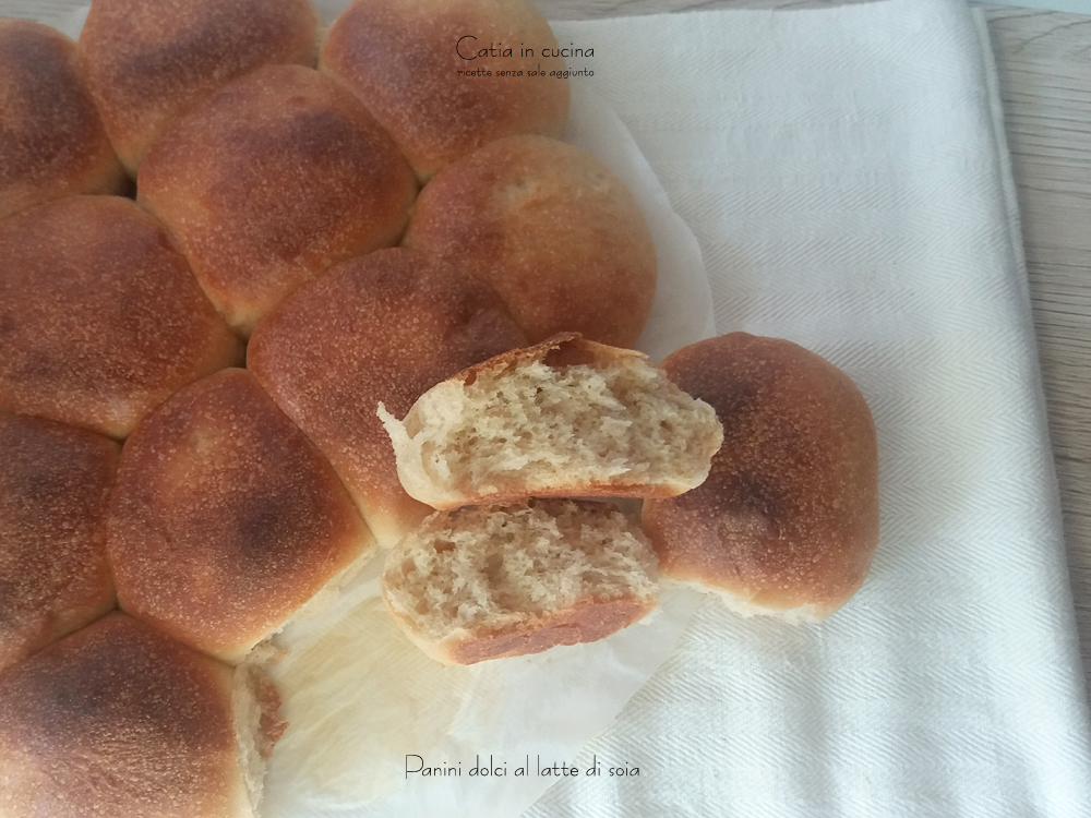 petits pains sucrés au lait de soja