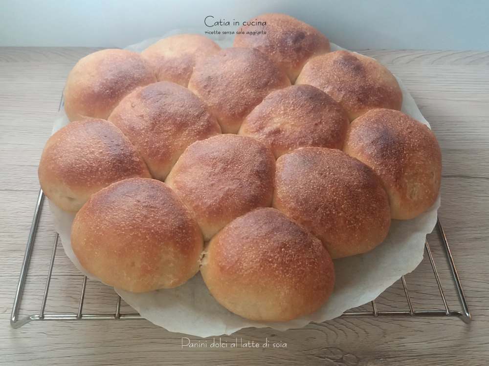 petits pains sucrés au lait de soja