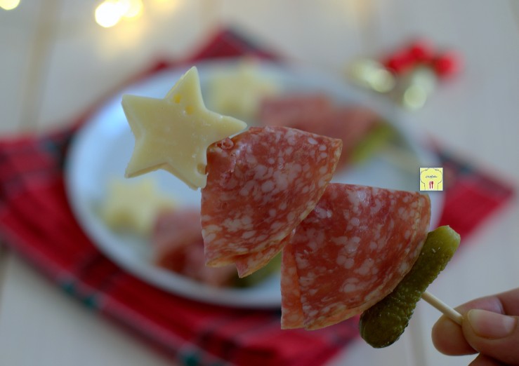 Petits sapins de salami