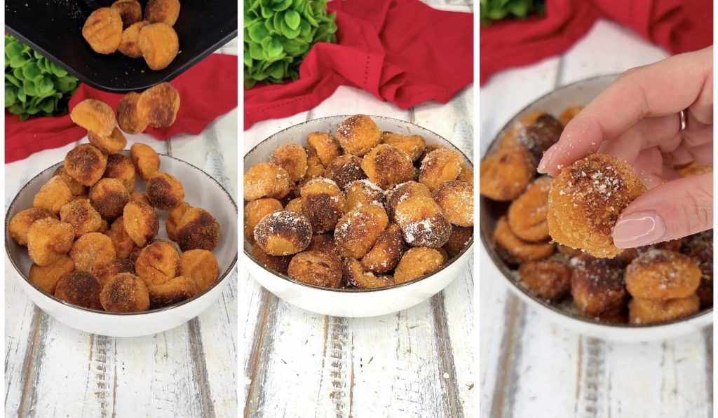 Snack de pommes de terre au parmesan