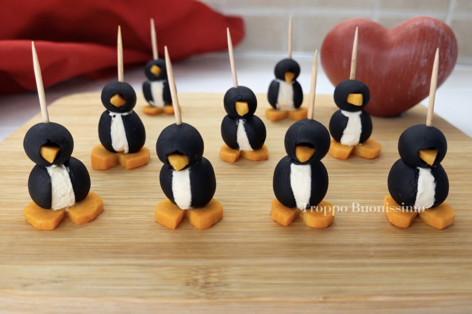 Pingouins apéritif du Nouvel An
