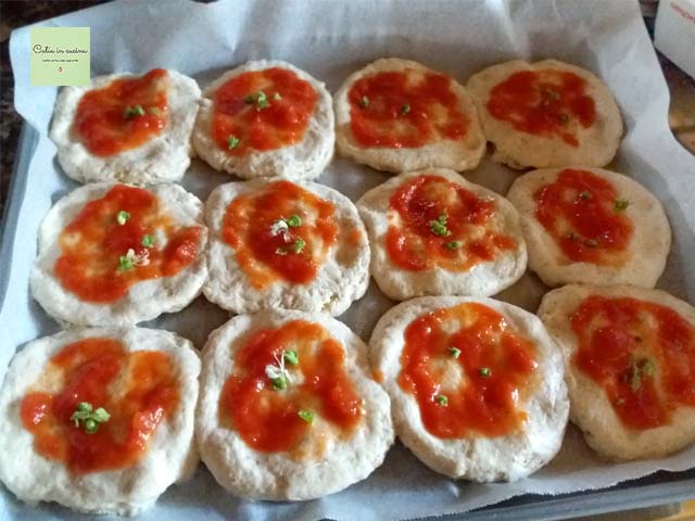 pizzettes rouges à cuire