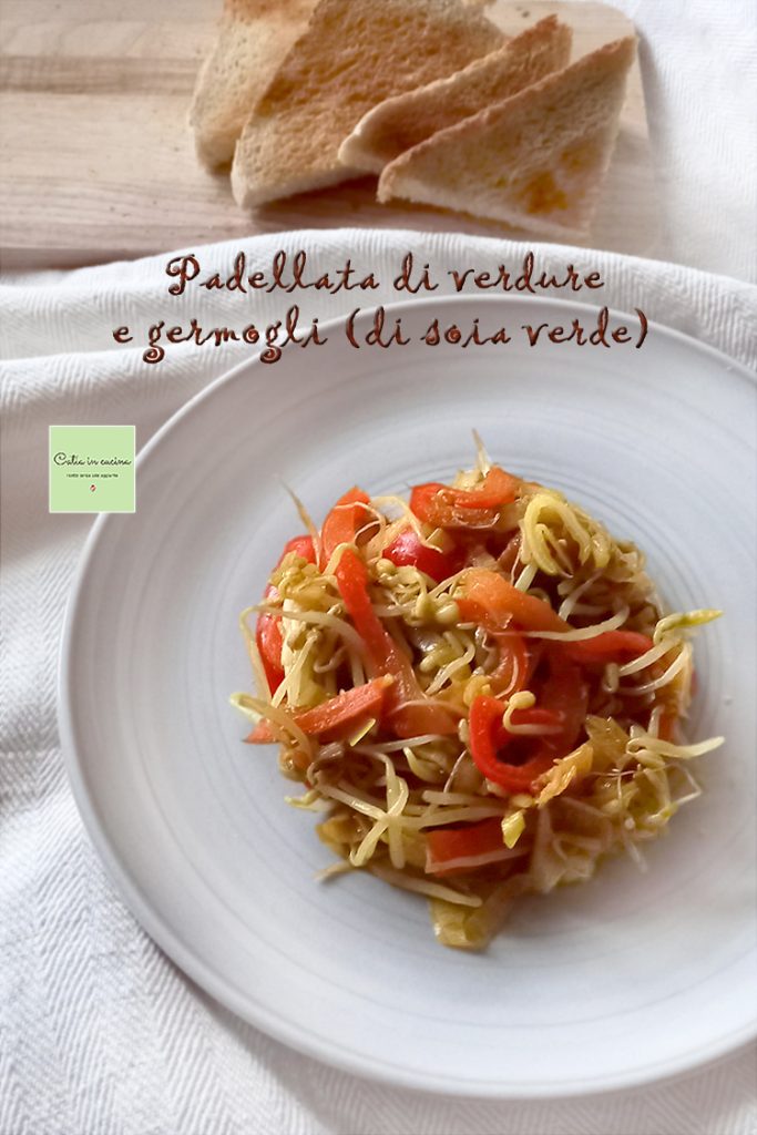 poêlée de légumes et germes