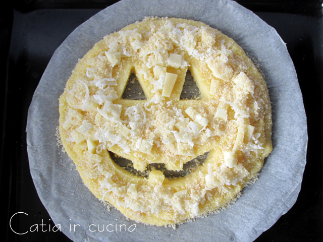 polenta gratinée halloween
