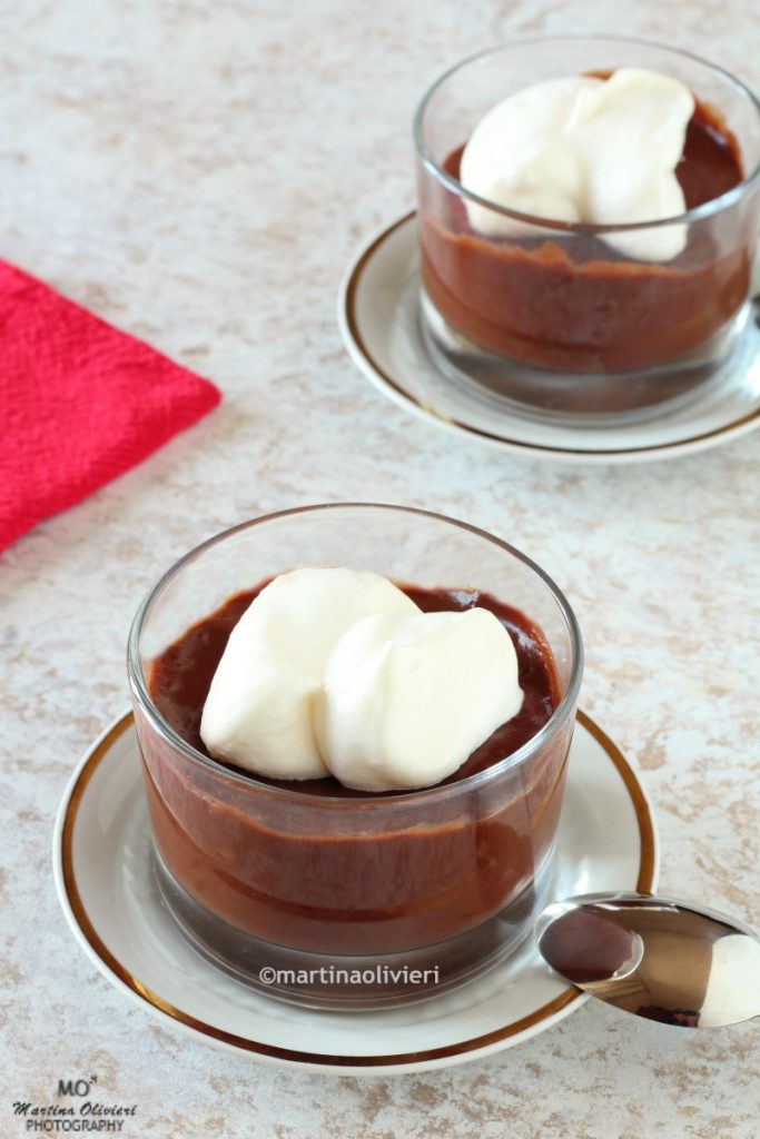 Pudding à l'eau au cacao