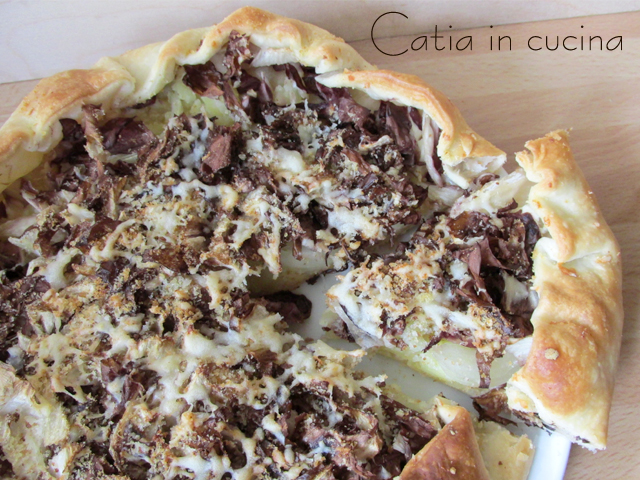 quiche radicchio rouge et feta