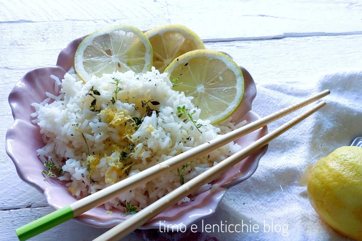 Riz Apollo thym et citron