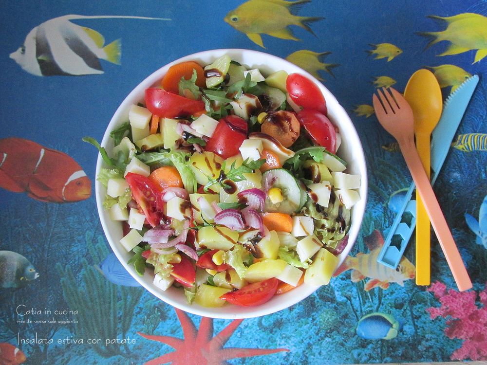 Salade d&rsquo;été avec pommes de terre