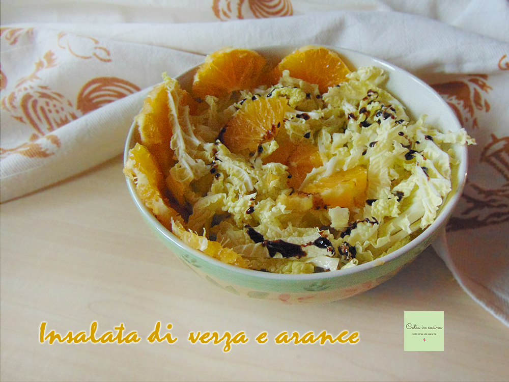salade de chou et oranges