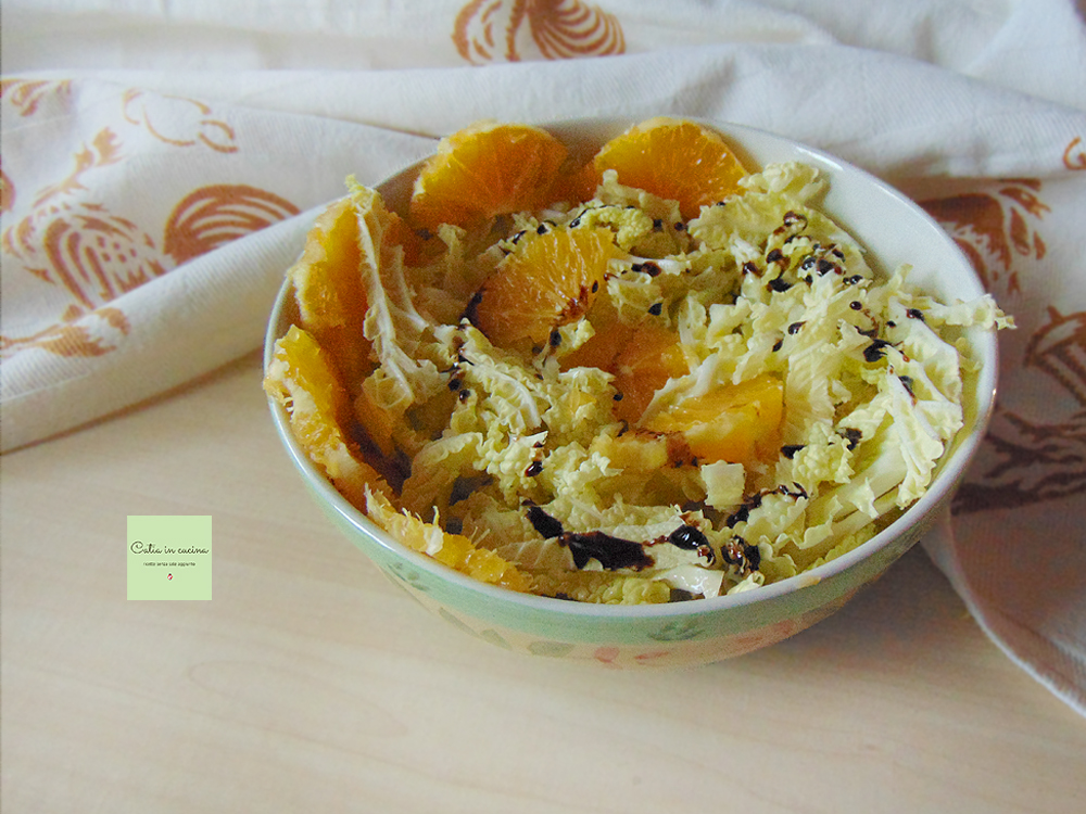 Salade de chou et oranges