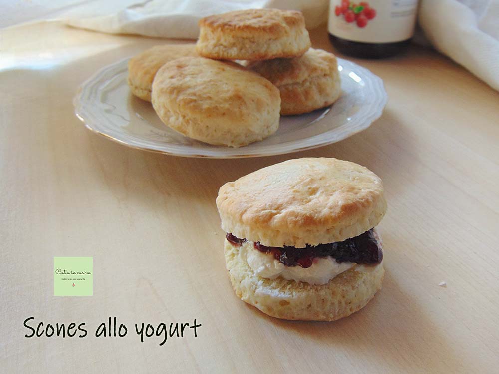 scones au yaourt garnis