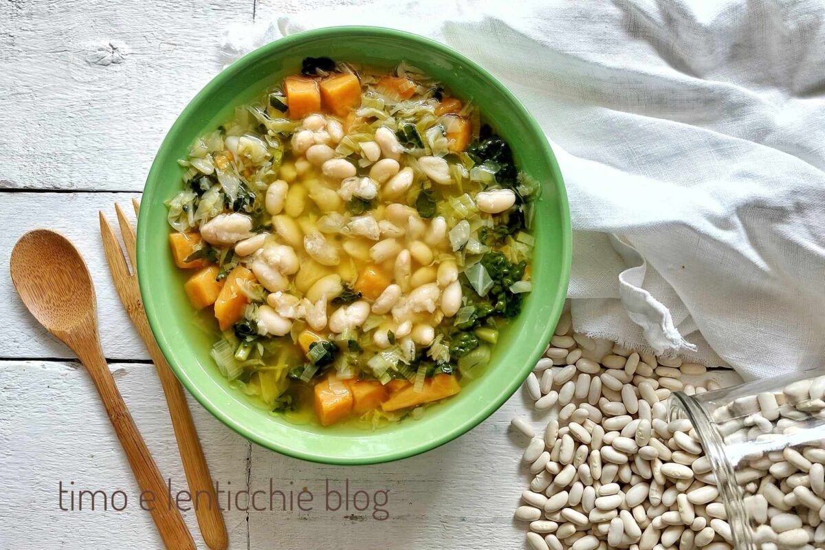 Soupe au chou et patates douces