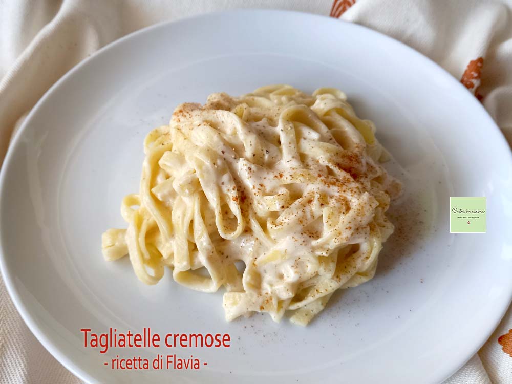 tagliatelles crémeuses aux fromages