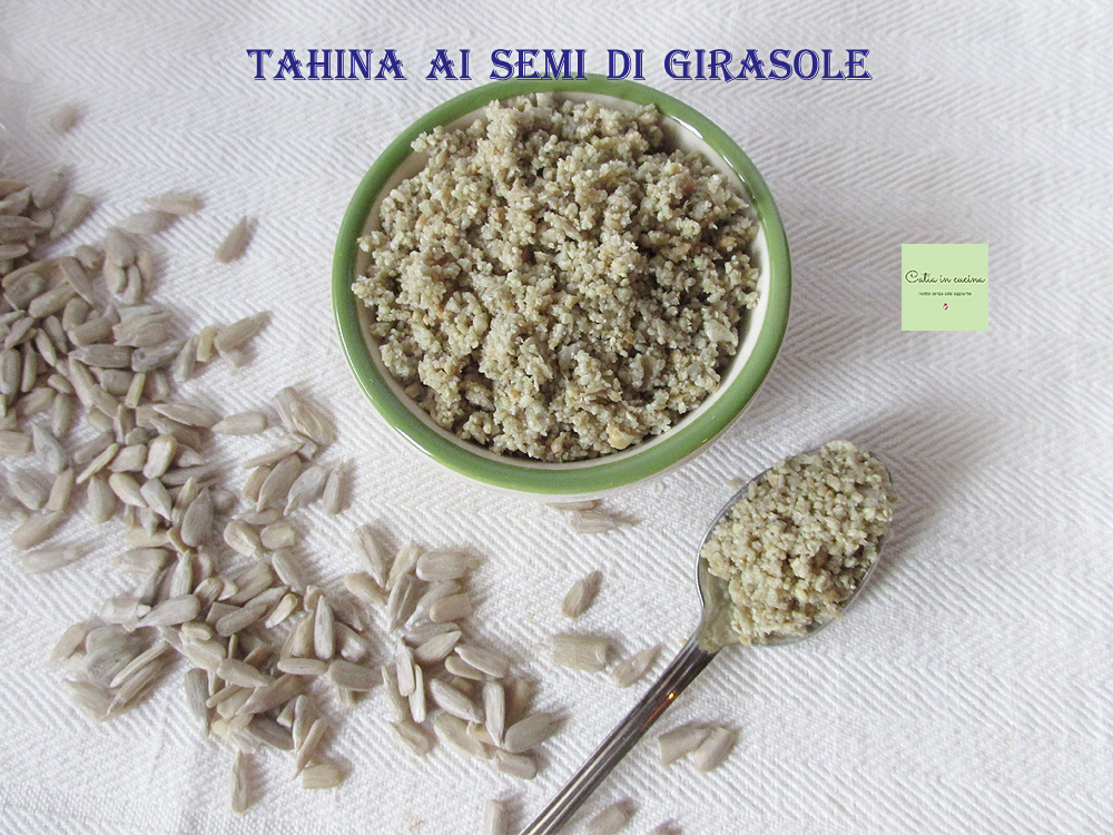tahina aux graines de tournesol