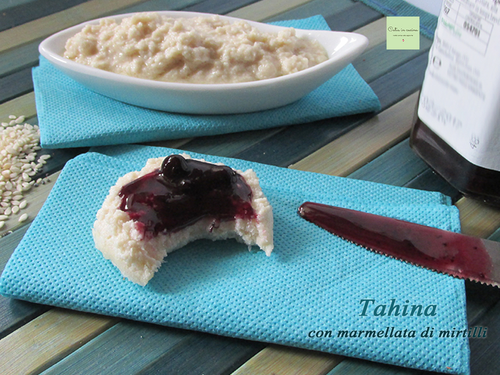 tahina et confiture