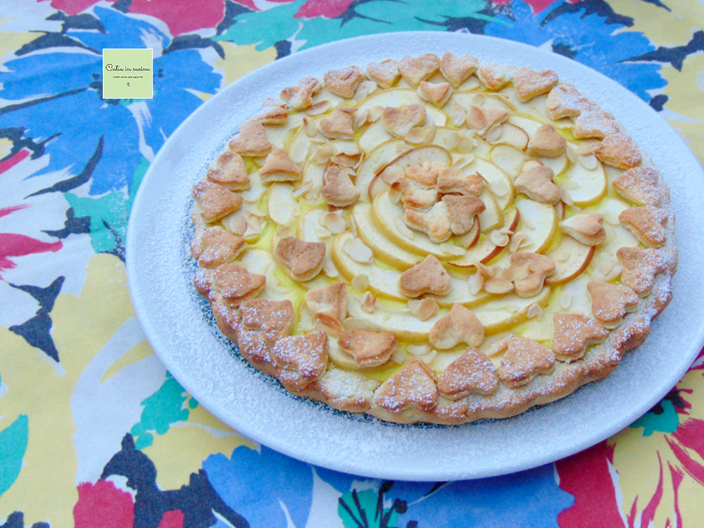 Tarte aux pommes avec crème au lait d&rsquo;amande