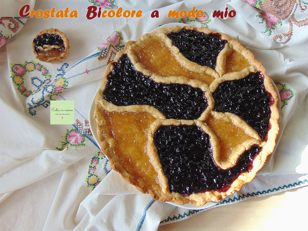 Tarte bicolore à ma façon