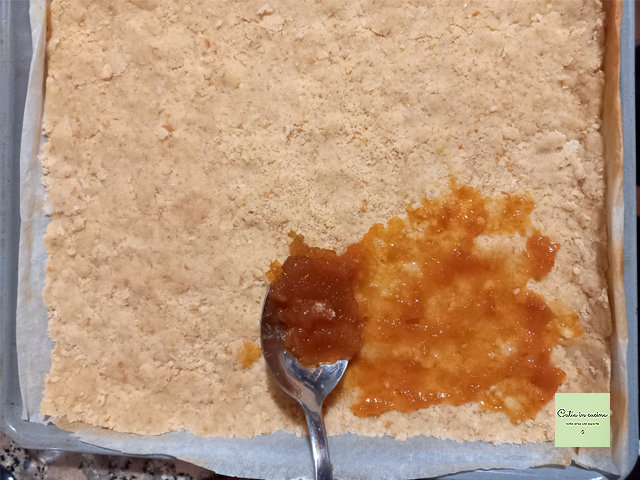 base de pâte émiettée