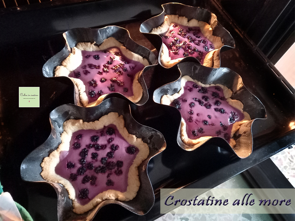 tartelettes aux mûres cuisson