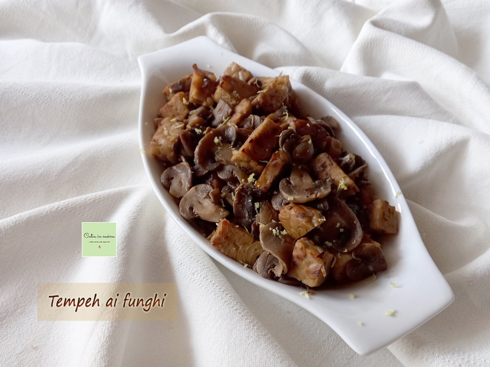 Tempeh aux champignons