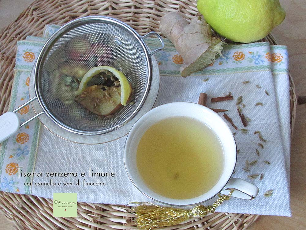 tisane gingembre et citron - micro-ondes