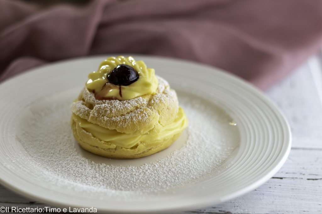 zeppole de la Saint-Joseph au four