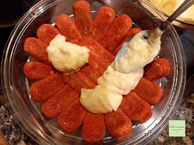 zuccotto de trifle anglais couche de crème