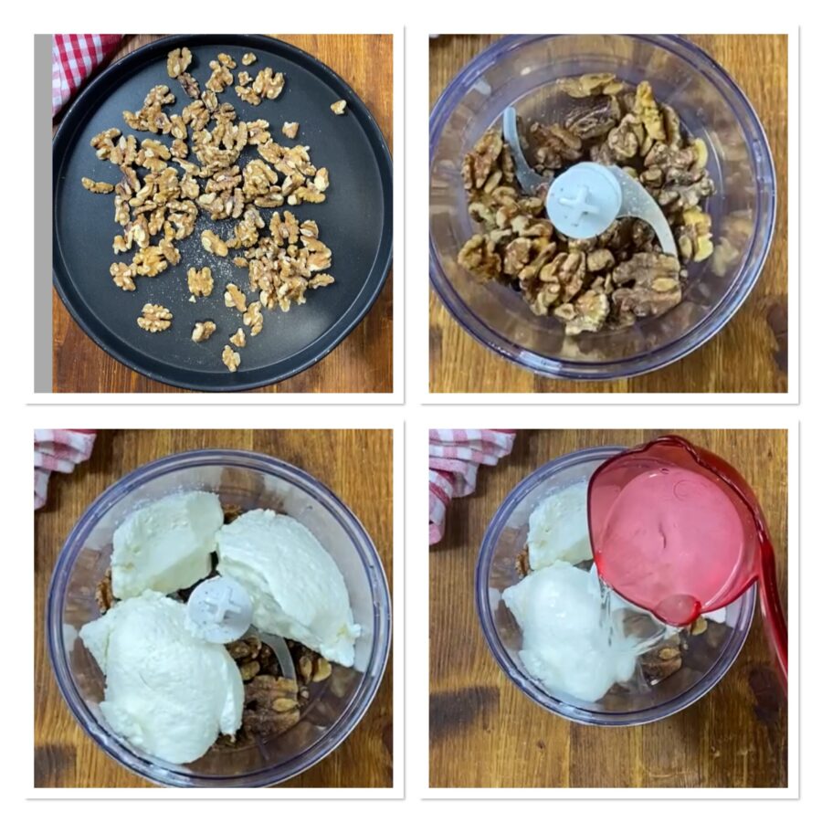 pesto ricotta et noix