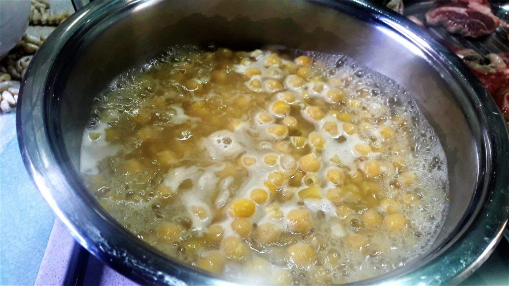 Soupe de riz et pois chiches à la Syracusaine