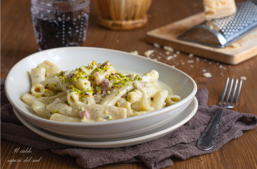 Pâtes au pistache recette sicilienne