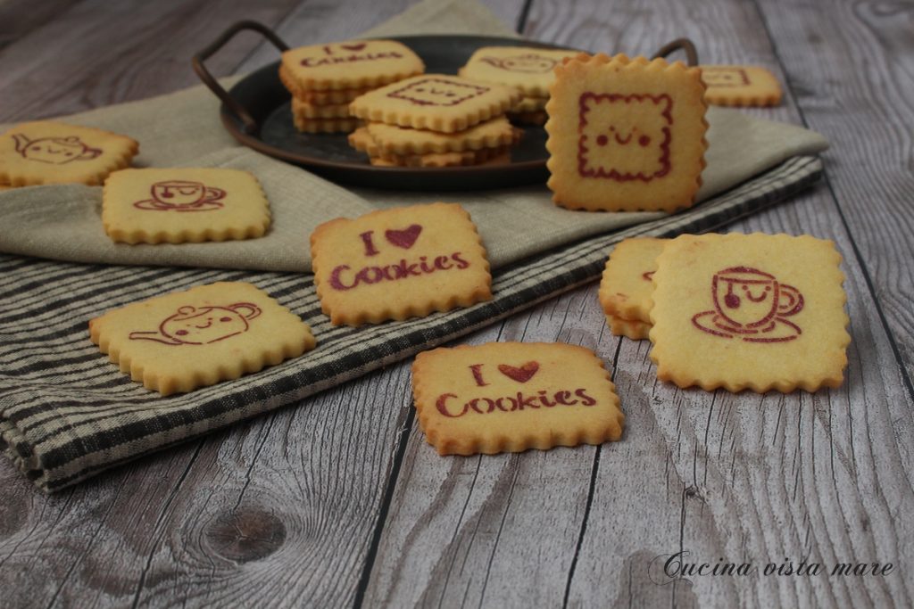 Biscuits au citron dessinés Cuisine vue mer