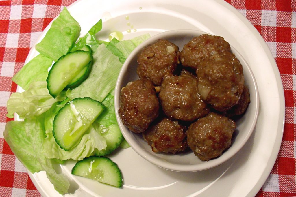 Boulettes de viande au four sans œufs ni huile, Mange sans Ventre