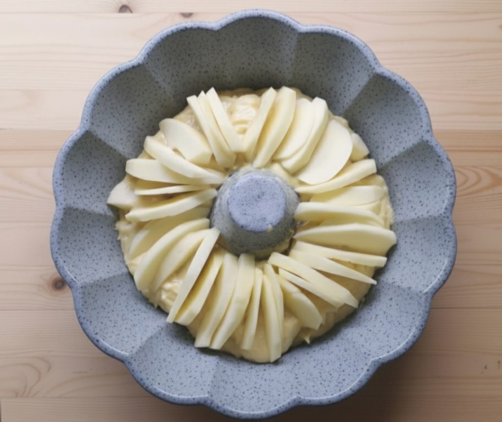 Le gâteau aux pommes avec Farine Nuvola Zero