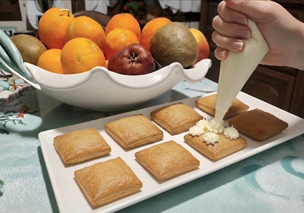 Le millefeuille facile et rapide avec crème diplomatique