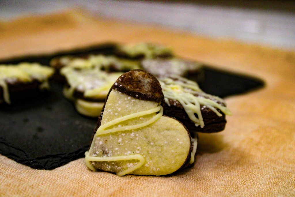 Un coeur à aimer. Une pâte sablée pleine de douceur.