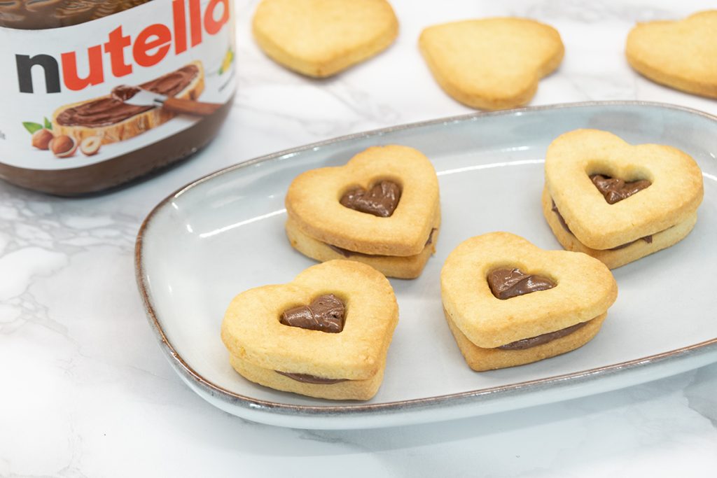 Biscuits de la Saint-Valentin à la Nutella