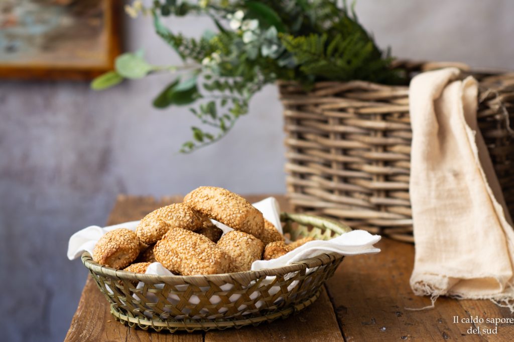 Biscuits siciliens aux graines de sésame reginelle