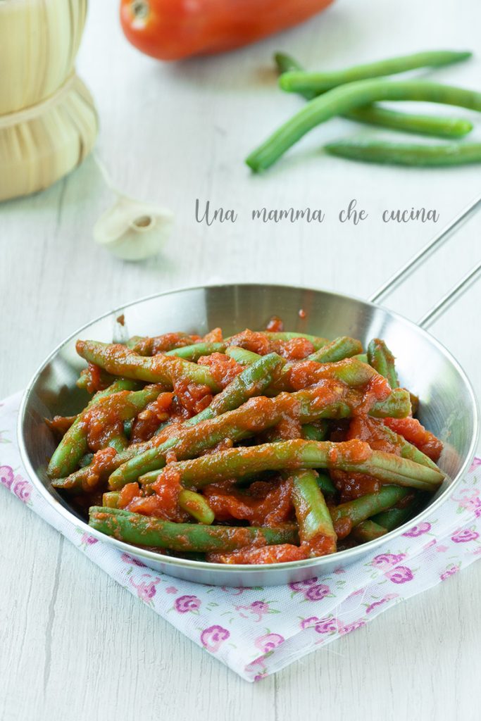 Haricots verts mijotés