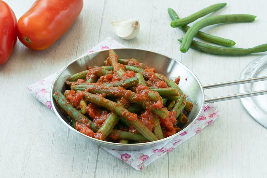 Haricots verts mijotés
