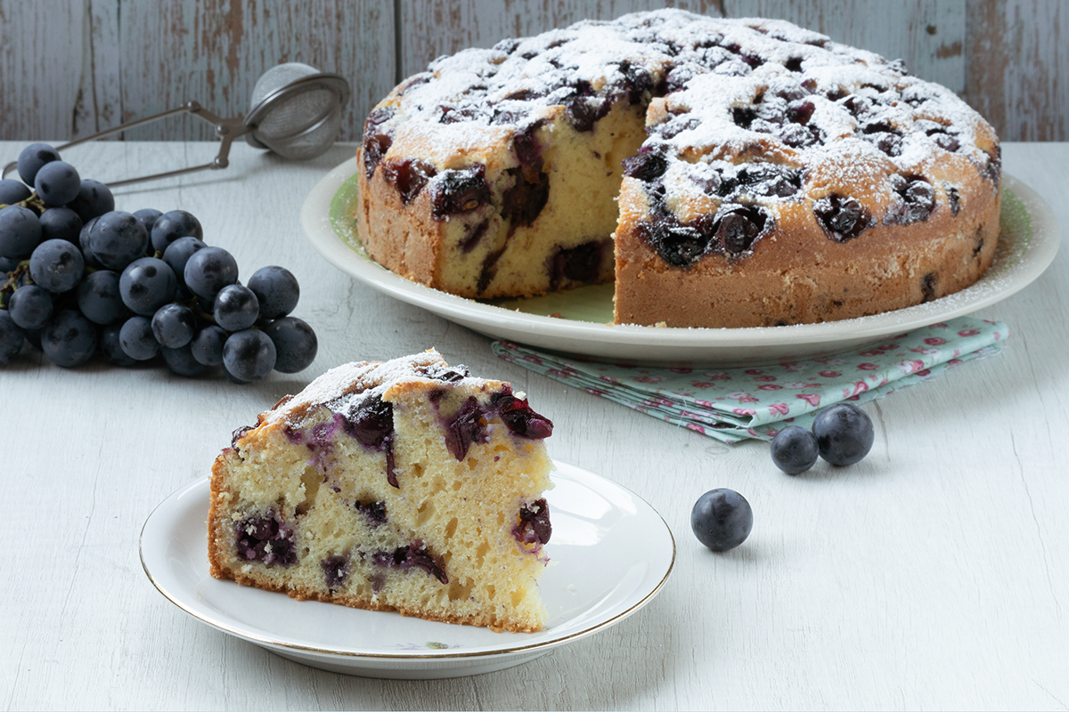 Gâteau au yaourt avec raisin Isabella