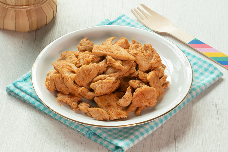 Morceaux de poulet à la paprika